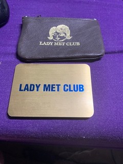 CIRCA 1986 LADY NEW YORK METS CHANGE PURSE & FOLD OUT ADDRESS BOOK NM