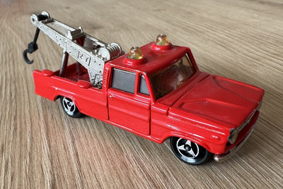 Majorette Dodge Abschleppwagen Pickup Ech. 1/80 Made in France Sammlerzustand