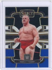 2024 PANINI SELECT WWE BLACK AND BLUE PRIZM CONCOURSE NIKOLAI VOLKOFF /399