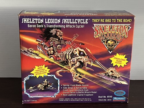 SKELETON WARRIORS 1994 Baron Dark + Nightmare Horse Playmates - Rari Vintage EUR 35,27 - ES