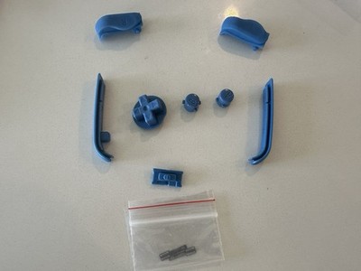 FunnyPlaying Game Boy Advance GBA High Quality Button Set Navy Blue