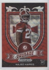2021 Panini Prizm Draft Picks Crusade Ruby Wave Prizm Najee Harris #172 c2t