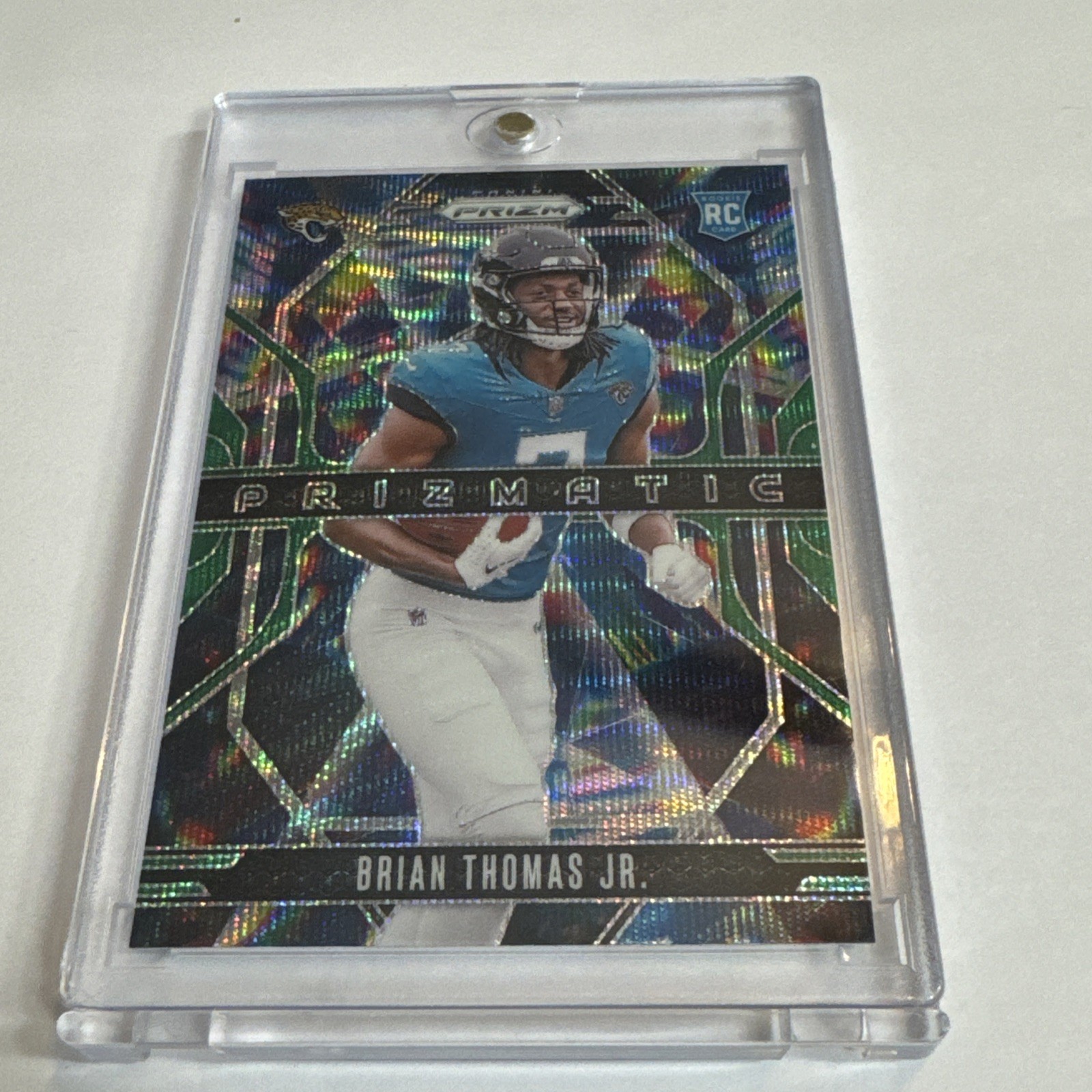 2024 Panini Prizm - Prizmatic Brian Thomas Jr. #19 Green Wave Prizm (RC)