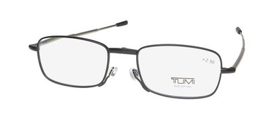 TUMI VTU802 BLUE LIGHT LENS READING GLASSES/READERS FOLDING FRAME CONTEMPORARY