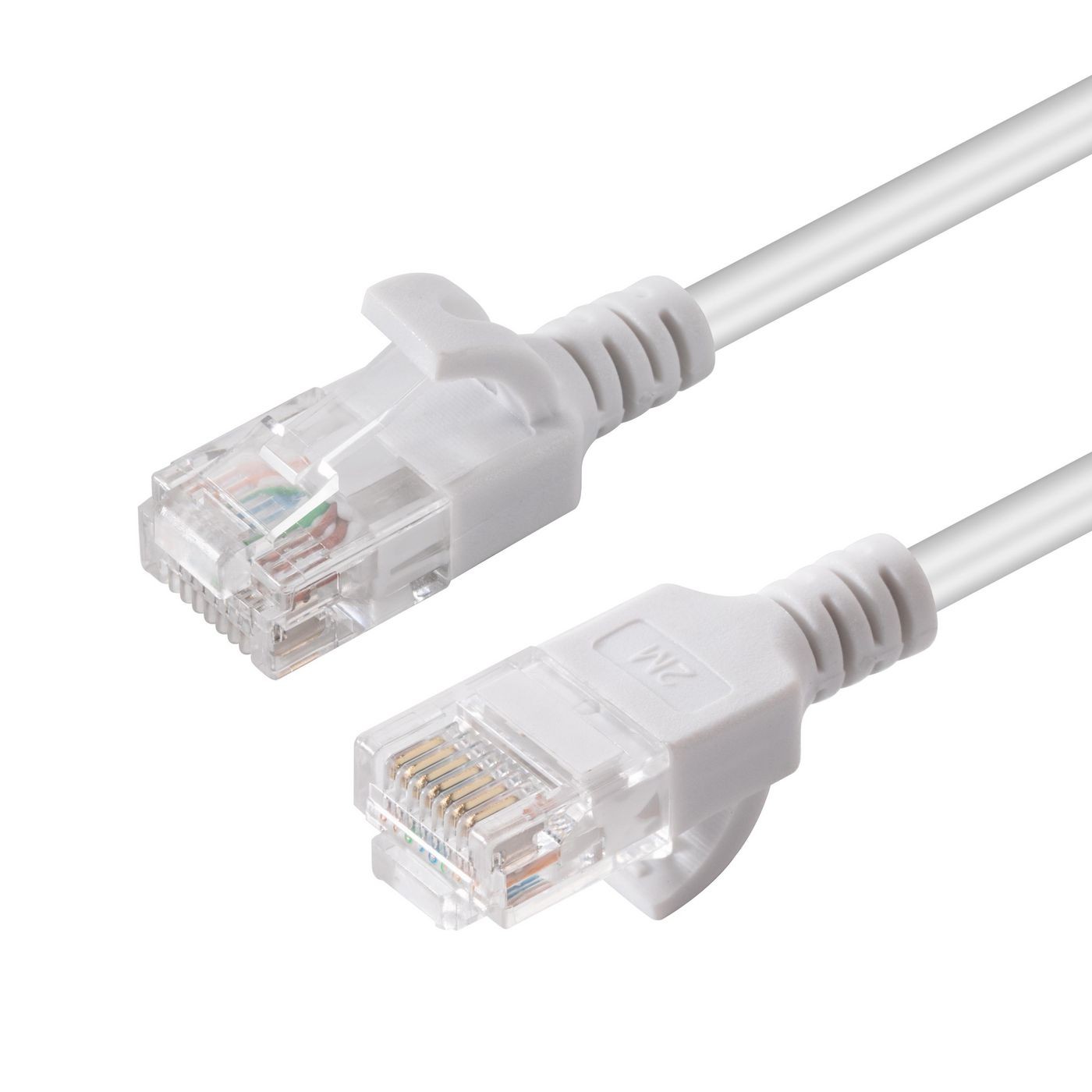 MicroConnect V-UTP60025W-SLIM U/UTP CAT6 0.25M White Slim