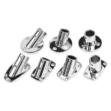 Sea Dog 286190-1 90  Zinc Rectangular Rail Base Fitting for 7/8" O.D. Tube