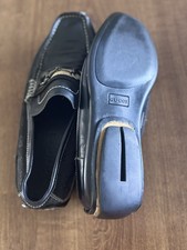 Gucci Men’s Horsebit Loafers Black Leather Authentic Designer Shoe EU 45 US 11.5