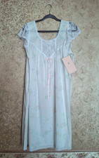 Barbizon Floral White Lace Nightgown - Vintage