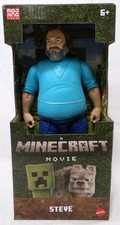 Mattel Mojang Studios A Minecraft Movie Steve 12" Figure New 2025