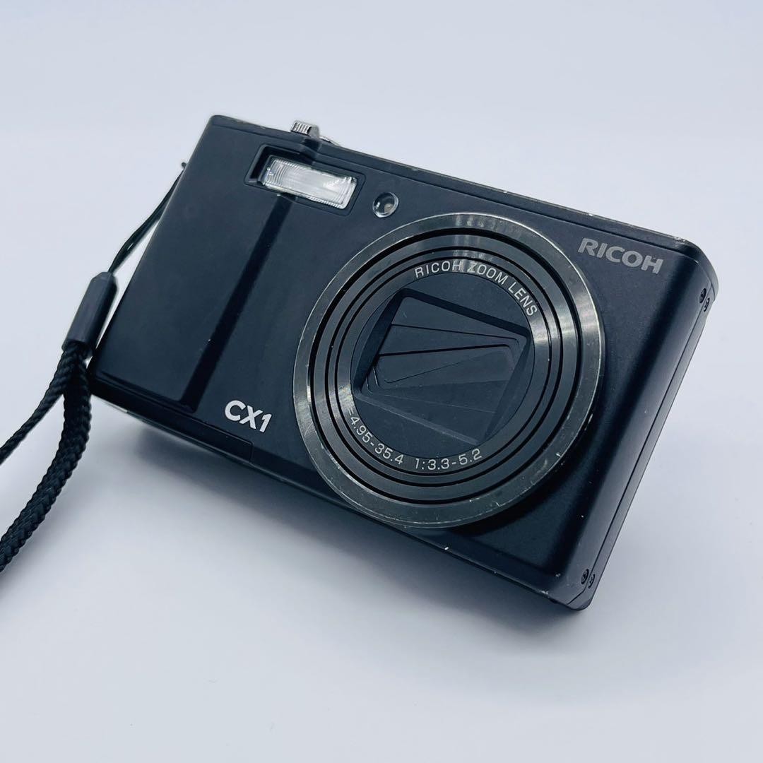Ricoh CX1 Digital Camera No Battery Tested Used, Optical