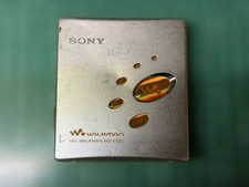 JUNK SONY MD Walkman Minidisc Player MZ-E520 MDLP Silver/Orange