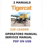 TIGERCAT 220 LADERHANDBUCH SERVICE BETREIBER WERKSTATT REPARATURHANDBUCH PDF