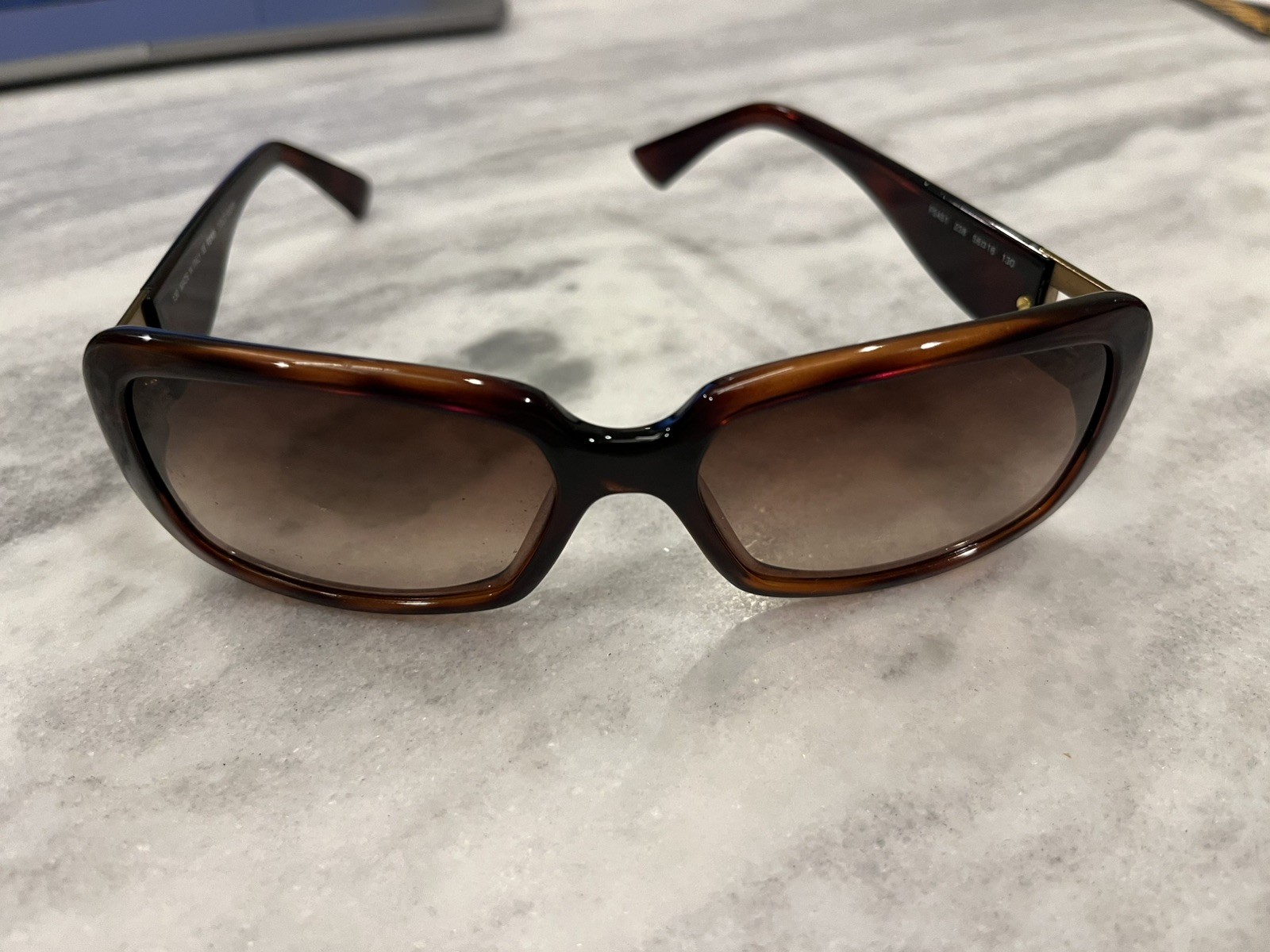 FENDI Brown Rectangular Shaped Women's Sunglasses… - image 3