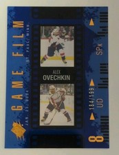 2024-25 SPx Alex Ovechkin Game Film Blue #148/199 Capitals GF-8