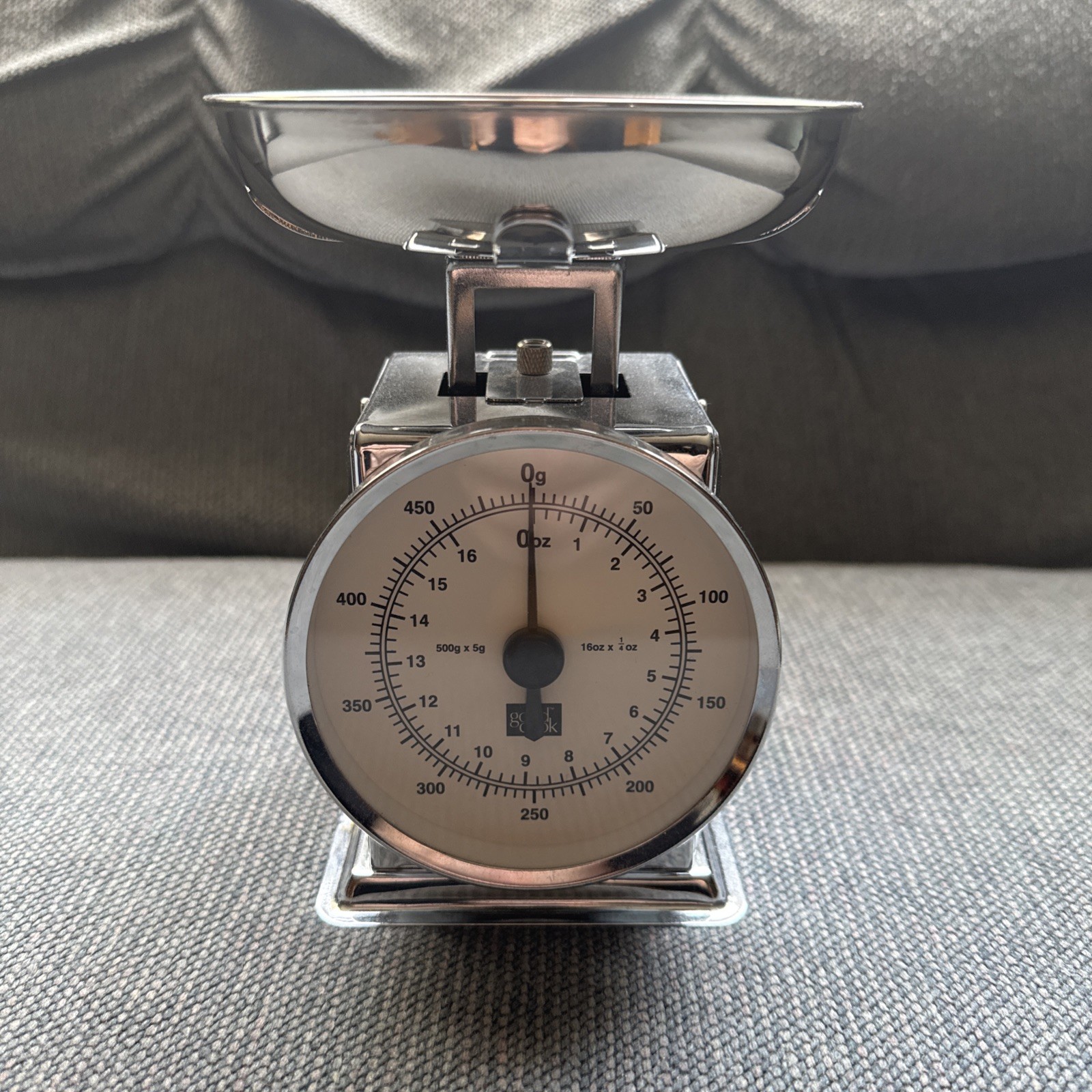 Good Cook 5LB Food Measuring Scale Vintage Retro Style Mechanical With Bowl