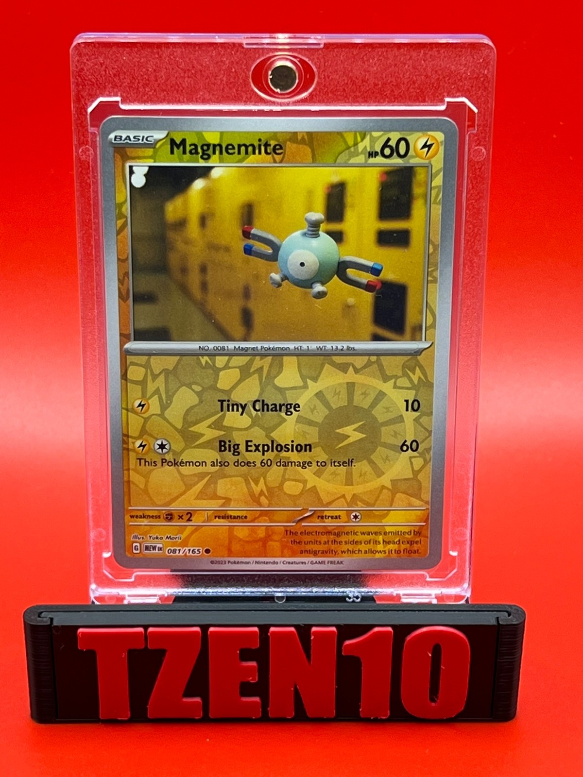 Magnemite Reverse Holo SV: Scarlet & Violet 151 081/165 Pokemon TCG Card NM