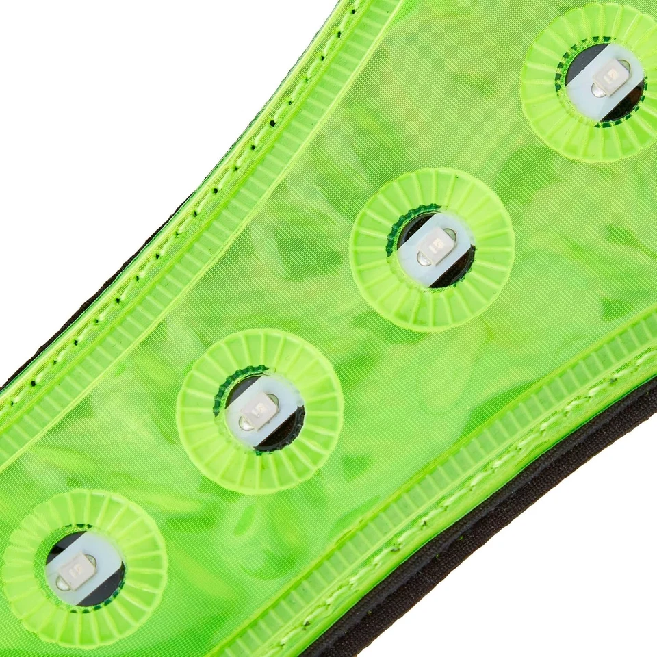 Quick Media Cuerpo/Chaleco con Luces LED Frontal y traseras para Scooter verde - Imagen 3 de 4