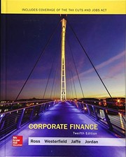 CORPORATE FINANCE By Stephen Ross & Randolph Westerfield - Hardcover **Mint**