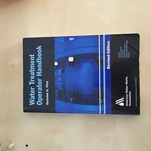 Water Treatment Operator Handbook - Paperback, by Pizzi Nicholas G. - Acceptable