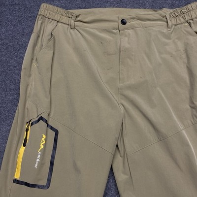 Wrangler ATG All Terrain Pant Mens 38 Outdoors Performance Khaki Zip Off