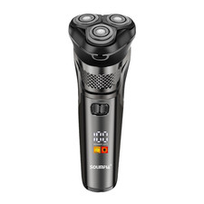 Imagen de Men's Razor Rotary Waterproof Electric Shaver Pop-Up Trimmer Wet Dry Cordless