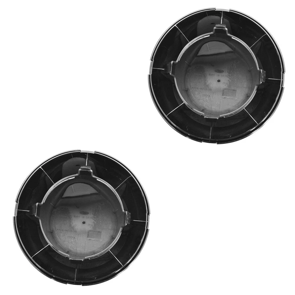 Par de tapacubos centrales de rueda cromados traseros diestros y diestros OEM para Ford F250 F350 E350 E450 Foto 4 de 4