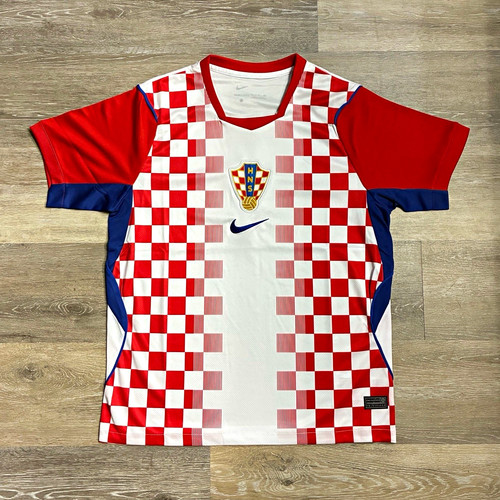 Nike Croatia National Team Soccer Jersey Red/White Checkered Blue