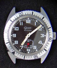 Orologio Gisca Diver Sub-Dial Uomo Carica Manuale Vintage -- Funzionante