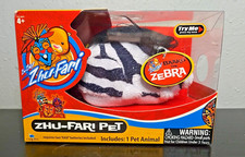  RARE  NIB Zhu-Zhu pets Zhu-Fari Pets BAAKO the ZEBRA Hamster Retired