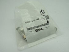 SMC AS2201FS-01-06S Scale Speed Control w/ Fitting R1/8" x 6mm Lot of 4 NWB