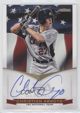 2012 USA Baseball National Team 18U Signatures 112/349 Christian Arroyo Auto w5b