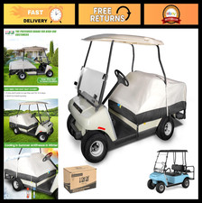 Universal Waterproof Golf Cart Seat Cover 2 2 Seats 600D Oxford Rain Dust Pr