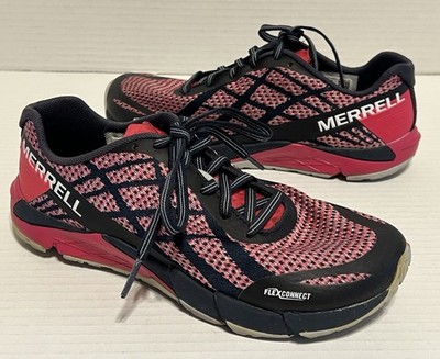 Merrell Bare Access Flex Shield Sneakers 5 Pink Black Outdoor Hike Run Walk Play