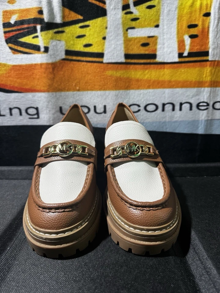 MICHAEL Michael Kors Calista Lug Sole  Brown Loafer Slip-ons,  Women’s Size 8M - Image 4 of 4