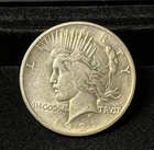 1921 peace dollar Au Details