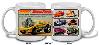 retro vintage 70er MATCHBOX Katalog TASSEN Custom designed, brandneu
