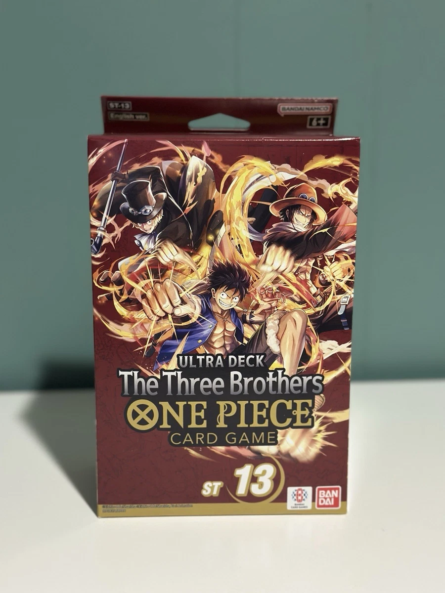 One Piece St13 Deck ONE PIECE Card Game Ultra Deck ST-13: The Three  Brothers Factory Sealed Starter Deck One Piece Tamagotchi