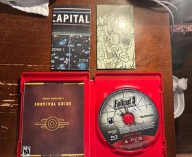 Fallout 3 Game Of The Year Edition PS3 Game- Tested Complete W/ Manual & Poster