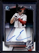 2025 Bowman Chrome Conor Essenburg 1st Base Auto Braves #CPA-CE