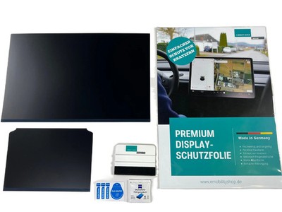 Tesla Model S und X ab 2023 - Bildschirm-Schutzfolie Komplettset- Matt - Display