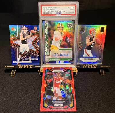 Cleveland Browns Rookie QB Dillion Gabriel Graded Auto & Numbered Lot