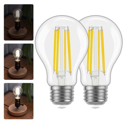 ALAMPEVER 3 Way Light Bulbs 2 Pack, 30/70/100W Equivalent, Bright A19 LED Lig...