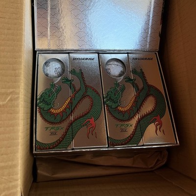 TaylorMade TP5x PIX Dragon Silver Box Limited Edition Golf Balls 1