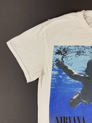 Vintage Y2K 2002 Nirvana Nevermind Band Tee Album Grunge Punk Tour