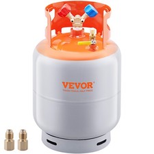 Vevor Refrigerant Recovery Reclaim Cylinder Tank 400 Psi Liquid Rated Y Valve