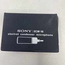 Sony ECM-16 electret condenser microphone 3.5mm connector.... C16B2