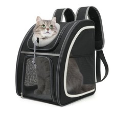 Katze Hunde Haustier Rucksack Reise Auto Katzenrucksack Netzfenster, 3 Wege, 9kg