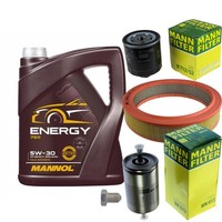 Mann Inspektionspaket Filterset 5L Mannol Energy 5W-30 FüR Seat Ibiza II 1.0