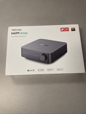 WiiM Amp: Streaming Amplifier  HDMI, Voice Control Gray