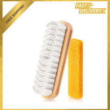 Suede Shoe Brush Set Nubuck Leather Cleaner Shoes Shine Crepe Applicator Kit